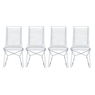 Wire Chairs by Till Behrens for Schlubach, Set of 4 For Sale