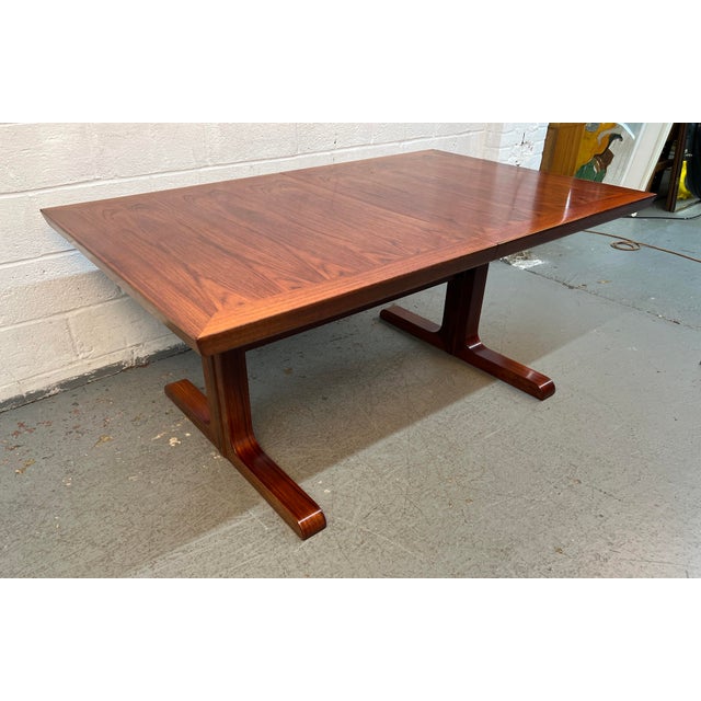 Skovby Møbelfabrik A/S Mid 20th Century Danish Extendable Dining Table by Skovby Denmark For Sale - Image 4 of 17