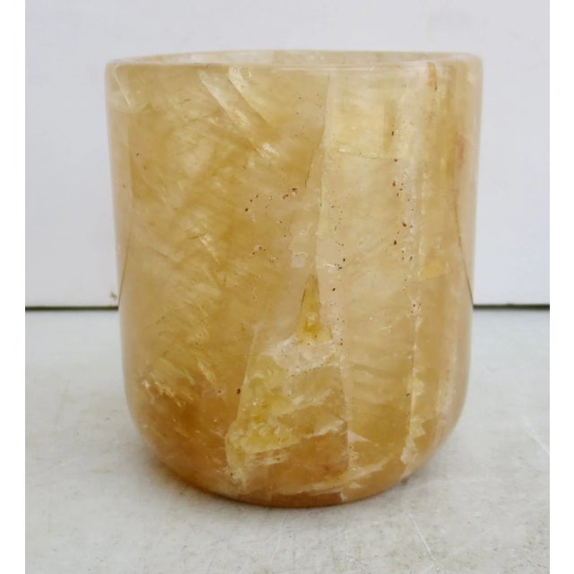 Modern Rock Crystal Votive Cup For Sale - Image 3 of 9
