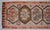 Salmon Vintage Turkish Handmade Kilim Runner Rug Organic Woll Tribal Design Primitive Rug - 3′5″ × 12′8″ For Sale - Image 8 of 16