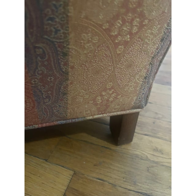French Provincial Edward Ferrel Paisley Arm Chair For Sale - Image 3 of 10