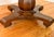 Wood Antique Arts & Crafts Tiger Oak Dining Table on Pedestal Base With 54" Round Top For Sale - Image 7 of 9