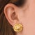 Elizabeth Locke 19k Triad Cushion "Fat Bee" Earrings. 20x22mm, 22.42g
