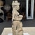 1980s Unknown, Indonesian Shell Goddess Sculpture in Volcanic Limestone, 1980s, Stone For Sale - Image 5 of 11