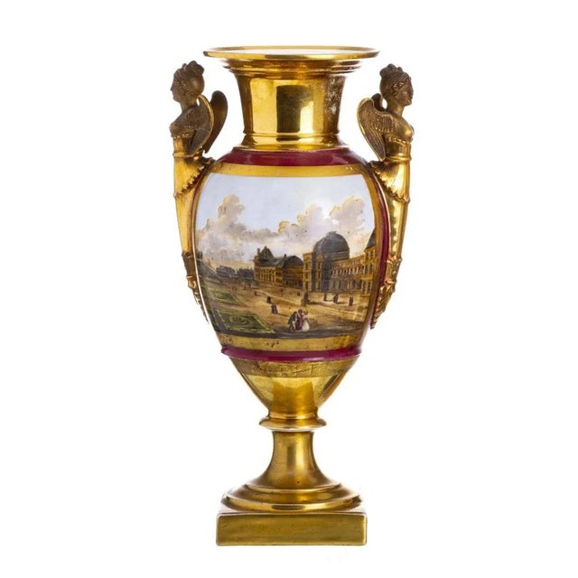 Traditional Antique Empire Vases, Set of 2 For Sale - Image 3 of 7