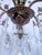 Brass 1950s Decorative Black and Bronze Chandelier For Sale - Image 8 of 10
