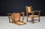 French Oak and Rush Armchairs in the style of Charles Dudouyt, France, 1940, Set of 2 For Sale - Image 10 of 11