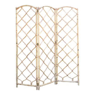 1970s Bamboo Screen or Divider For Sale