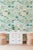 Shabby Chic Mahjong Garden Party Toile Grasscloth Wallpaper by House Party | 8 Yards For Sale - Image 3 of 9