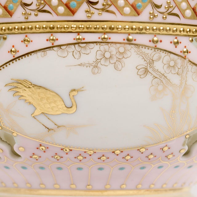 Reticulated Royal Worcester Porcelain Bowl Attr. To George Owen & Samuel Ranford For Sale In Philadelphia - Image 6 of 12
