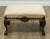 Sherrill Georgian Style Carved Claw Foot Ottoman For Sale - Image 11 of 13