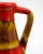1960s Mid-Century Modern W. Germany Ceramic Jar Red & Gold For Sale - Image 9 of 10