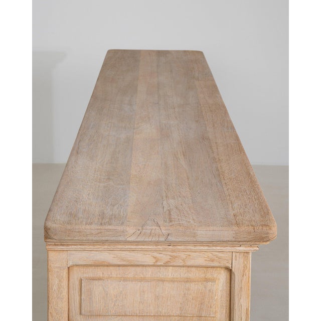 Brutalist 19th Century France Brutalist Antique White Wood Storage Cabinets & Cupboards For Sale - Image 3 of 11