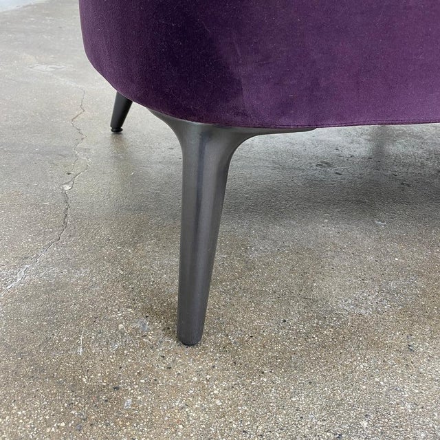 Metal Minotti Aston Settee For Sale - Image 7 of 8