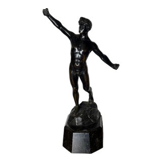 1900s Bronze Sculpture by German Artist by Schmidt Hofer For Sale