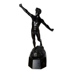 1900s Bronze Sculpture by German Artist by Schmidt Hofer