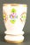 Early 1900's Bohemian Cut to Clear Milk & Pink Cased Glass Vase With Enameled Roses For Sale - Image 13 of 13