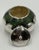 Silver Los Castillo Taxco Silver Plate & Malachite Lidded Bowl, Mexico 1960s For Sale - Image 8 of 18