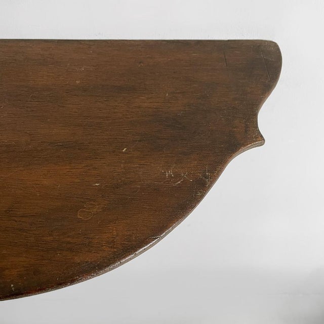 Italian Wall Shelf in Crafted Wood, 1930s For Sale - Image 6 of 18