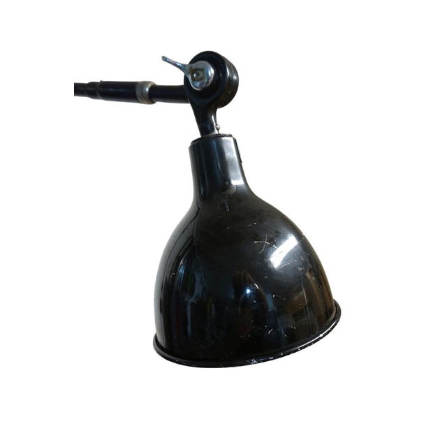 Metal Vintage Industrial Articulated Wall Lamp, 1950s For Sale - Image 7 of 13