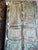1920s Vintage Hand-Carved Door Panel in Distressed Green | Rustic Farmhouse Architectural Statement 96 For Sale - Image 5 of 5
