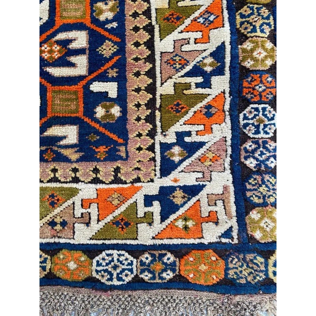 Antique Caucasian Kazak Rug For Sale - Image 13 of 17