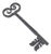 Antique 19th Century Iron Key For Sale