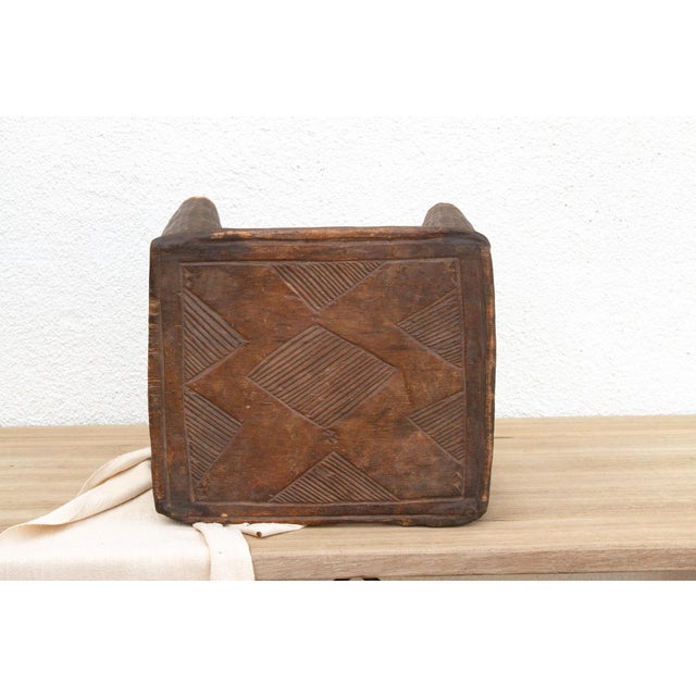 African Vintage African Stool, Whisper of Ancestors For Sale - Image 3 of 8