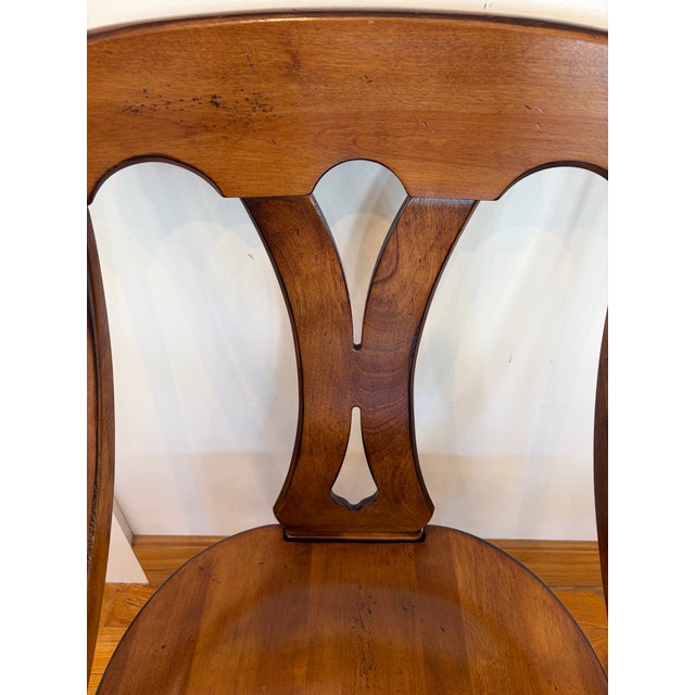 Nichols & Stone Late 20th Century Set of 6 Nichols & Stone Dining Chairs For Sale - Image 4 of 8