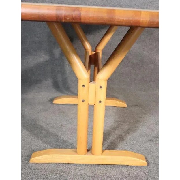 Mid-Century Modern Mid 20th Century Butcher Block Dining Table For Sale - Image 3 of 8