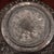 Vintage Egytian Hammered Sculptured Copper Platter/ Bowl With French Fluer- De- Lis and Bee Symbol For Sale - Image 17 of 18