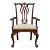 Century Furniture Solid Mahogany Traditional Chippendale Style Ball & Claw Dining Arm Chair 400-582 For Sale