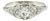 1930's Platinum and 14k .34 Carat Old European Cut Diamond Filigree Ring, Size 7.5 For Sale