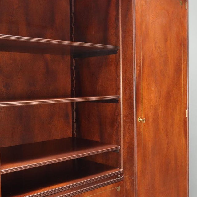 Nautical Mahogany Wardrobe in the style of The Great Estern For Sale - Image 5 of 12