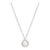 Tiffany & Co Signature 7.5mm Pearl Diamond Necklace Receipt Estate 18k Gold For Sale
