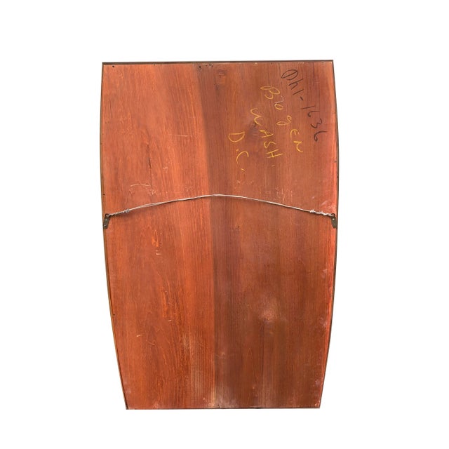 John Stuart Mid Century Modern Hanging Wall Mirror Quality woods used Nicely Designed **********Please see my other...