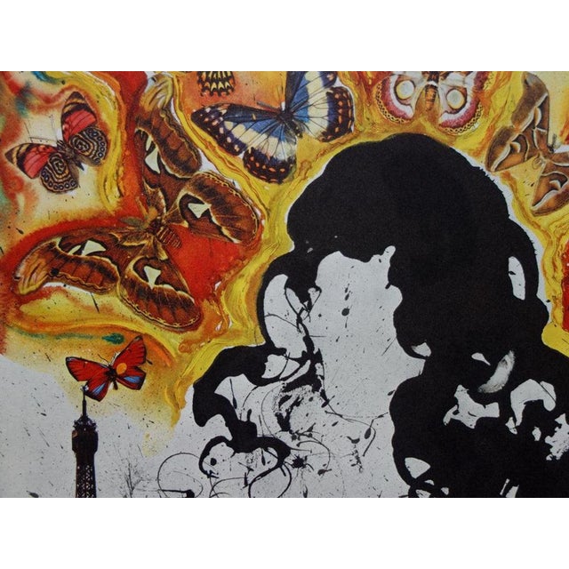 Salvador Dali, Paris (SNCF, Suite Papillon), Lithograph For Sale - Image 4 of 8