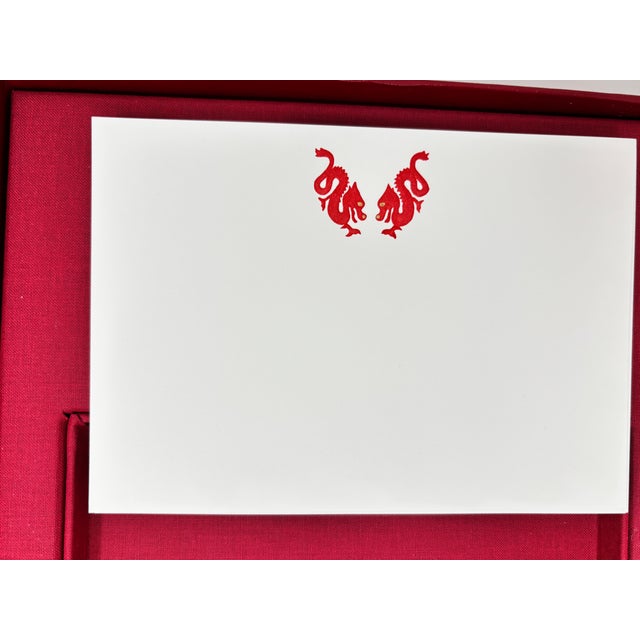 Cartier Paris Luxury Stationery Set in Original Red Presentation Box, limited edition. An authentic Cartier Paris luxury...