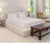 Restoration Hardware Cloud Upholstered Slipcovered Queen Platform Bed For Sale In Washington DC - Image 6 of 6