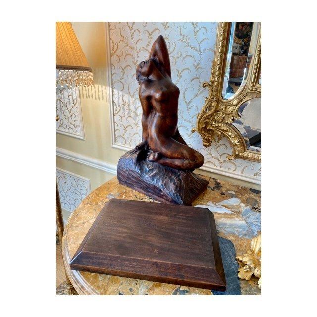 Amédéo Gennarelli, Female Nude, Mahogany For Sale - Image 12 of 13