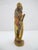 Mid 20th Century Anri Italy Wisemen King Balthazar Ulrich Bernardi Gilt Wood Nativity 4" Figurine For Sale - Image 5 of 7