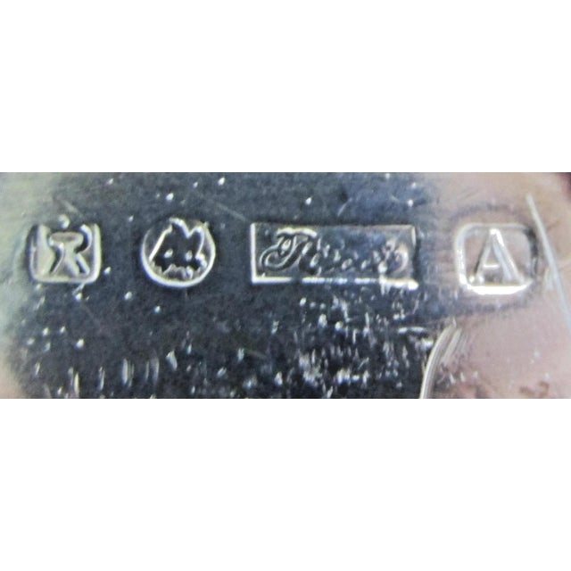 Matched Pair of Antique Silver Plated Candlesticks Marked to Base For Sale - Image 14 of 14