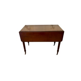 Antique Regency Mahogany Drop-Leaf Pembroke Table, 1830 For Sale