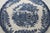 English Late 19th Century Churchill the Brook Blue White Small Plate Fine China Made in England 4805b For Sale - Image 3 of 9