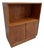 Vintage Dutch Oak Open Bookcase with Doors, 1930s For Sale