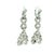 One-of-a-Kind Talia Jade Deco Revival Diamond Drop Earrings Platinum 5.50 Ct For Sale - Image 4 of 11
