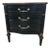 19th Century French Provincial 3 Drawer Nightstand For Sale