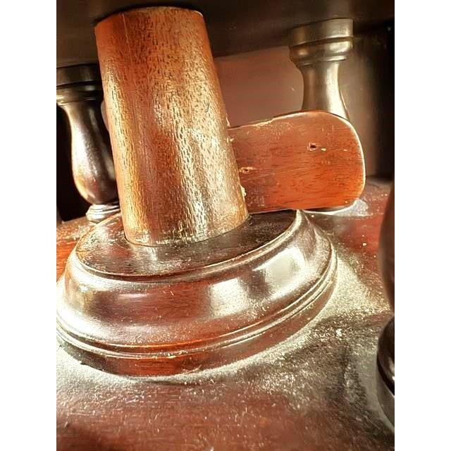 Mid 20th Century Beautiful Mahogany Philadelphia Chippendale Style Dish Top Birdcage Tilt Table For Sale - Image 11 of 14