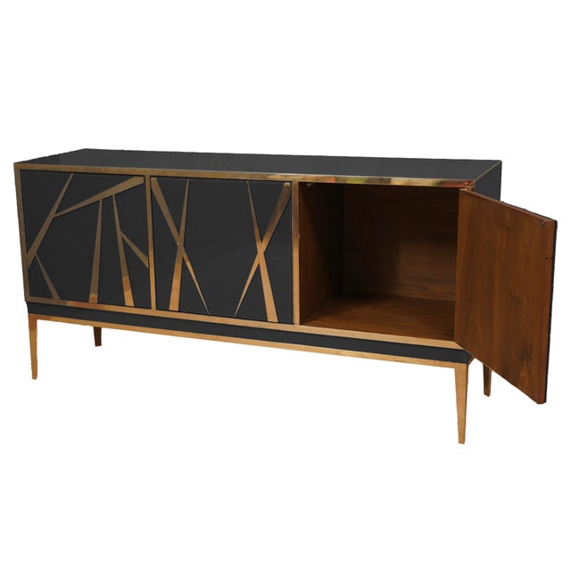 Not Yet Made - Made To Order Italian Sideboard in Black from Justfurnituress SRL For Sale - Image 5 of 6