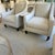 Pair of Lee Industries Arm Chairs A pretty pair of tight-back chairs in neutral Barclay Stone. The tonal chevron pattern...